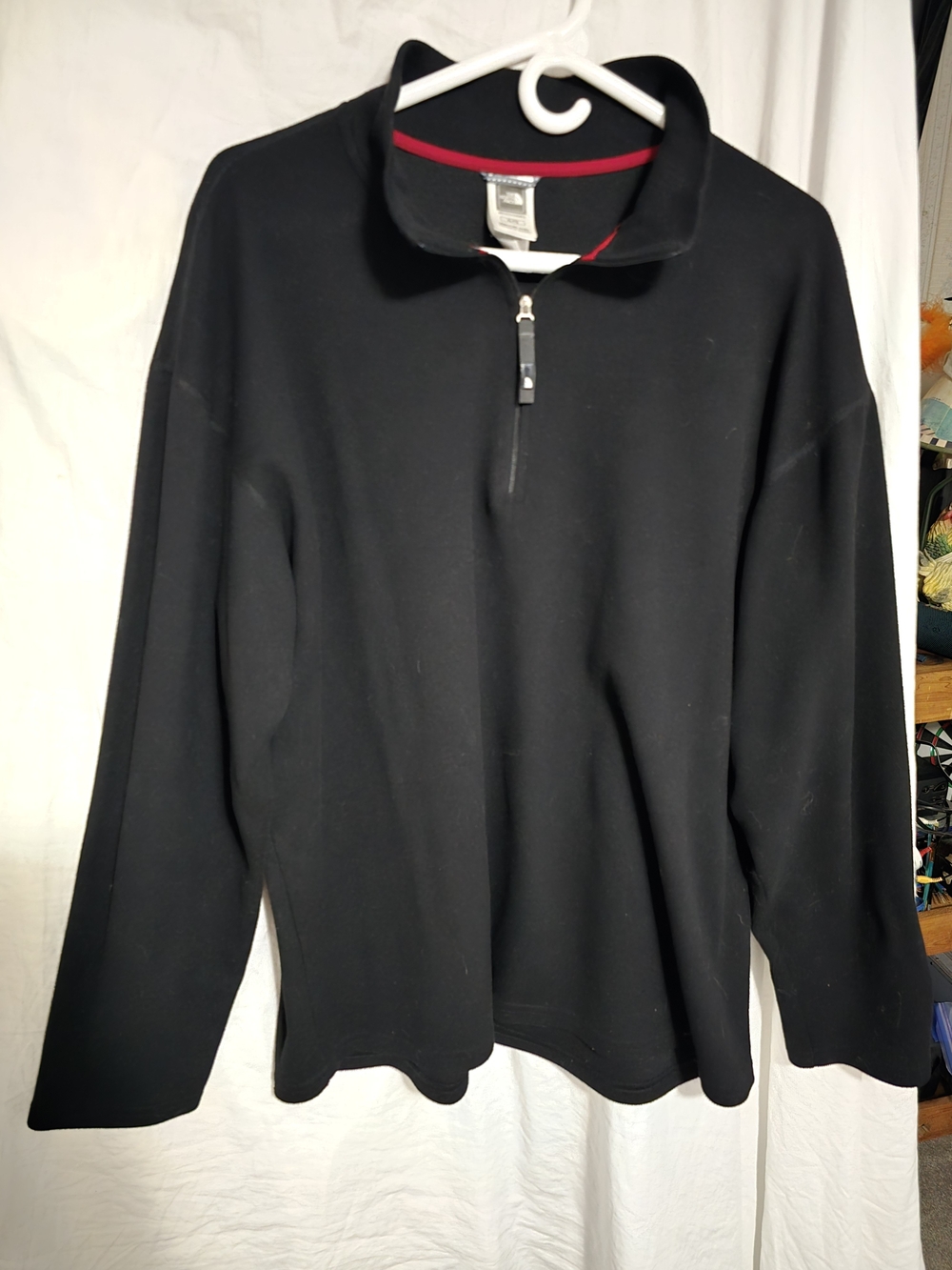 The North Face Men's XL Black TKA Glacier 100 1/4 Zip Fleece Pullover 2014